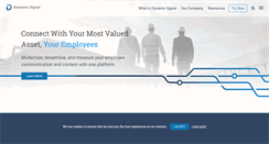 Desktop Screenshot of dynamicsignal.com